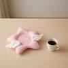 Dot Pattern Korean Star Wings Coaster Thickened Table Mat Placemat Insulated Cup Mat  Photo Props