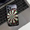 D-Darts  Phone Case For iPhone 17,16,15,14,13,12,11 Plus,Pro Max,XS,Soft Silicone Black Cover