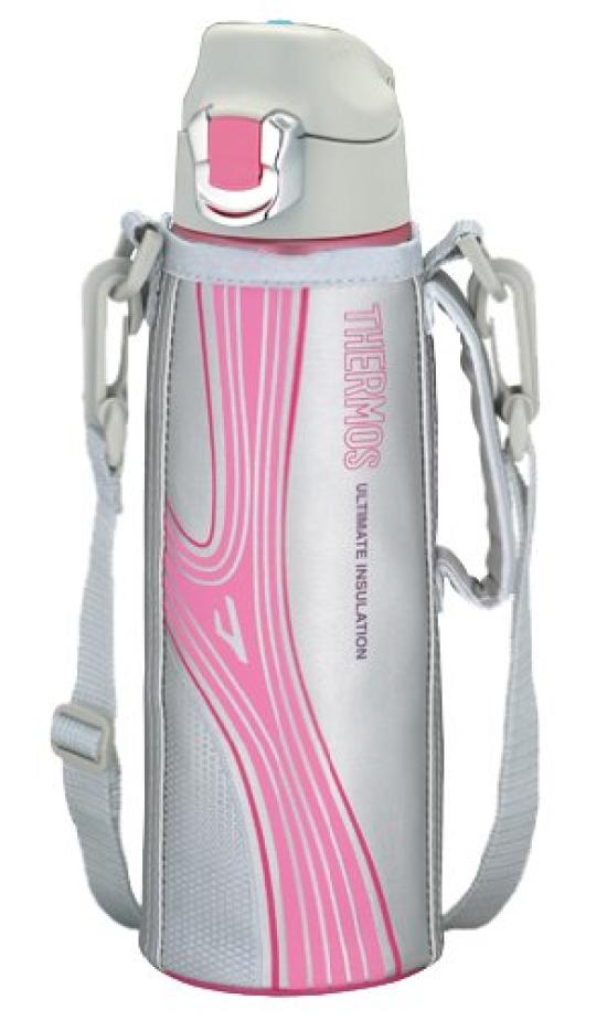 Термос THERMOS с вакуумной изоляцией, спортивная бутылка, 1,0 л, розовая, FFF-1000F P