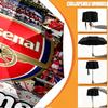 Custom Name Personalized football team Print Umbrella, Auto Open Close, 8‑Rib Sturdy Frame, Commute Camping Hiking Use, Birthday Gift