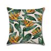Tropical Plant Cushion Cover Green Leaves Decorative Pillowcase For Sofa Linen Throw Pillow Case Funda De Almohada Poszewka
