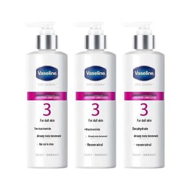 Vaseline №3 Ниацинамид Осветляющий лосьон для тела Набор 3x250 мл