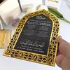 Decorative Acrylic Key Hanger Detachable Arabic Key Holder Key Hook  Home Decoration