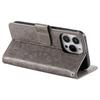 For iPhone 16 Pro Max Stand Case Imprinted Totem PU Leather Wallet Phone Cover