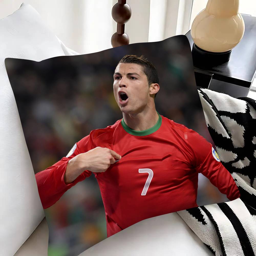 FFootball CR Наволочка Модная Квадратная Наволочка Спальня Диван Комната Ins CCristiano RRonaldo Декор Отдых