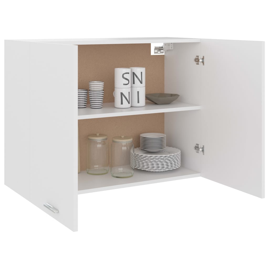 Lyon Wall Mounted Cabinet White 80 x 31 x 60 cm Engineered Wood