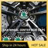 Автомобильная наклейка 2026 Горячая 4 шт. Наклейки на центральные колпачки ступицы колеса автомобиля Накладка-значок диска Для Skoda Octavia Fabia Rapid Superb Yeti Enyaq Kod