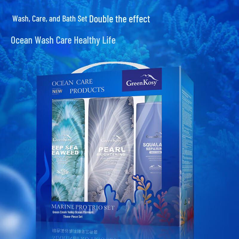 Green Valley Australian Ocean Deluxe 3-Piece Hair Care Set