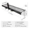 Tow Behind Landscape Rake 72" Lawn Dethatcher Rake with 32 Steel Tines