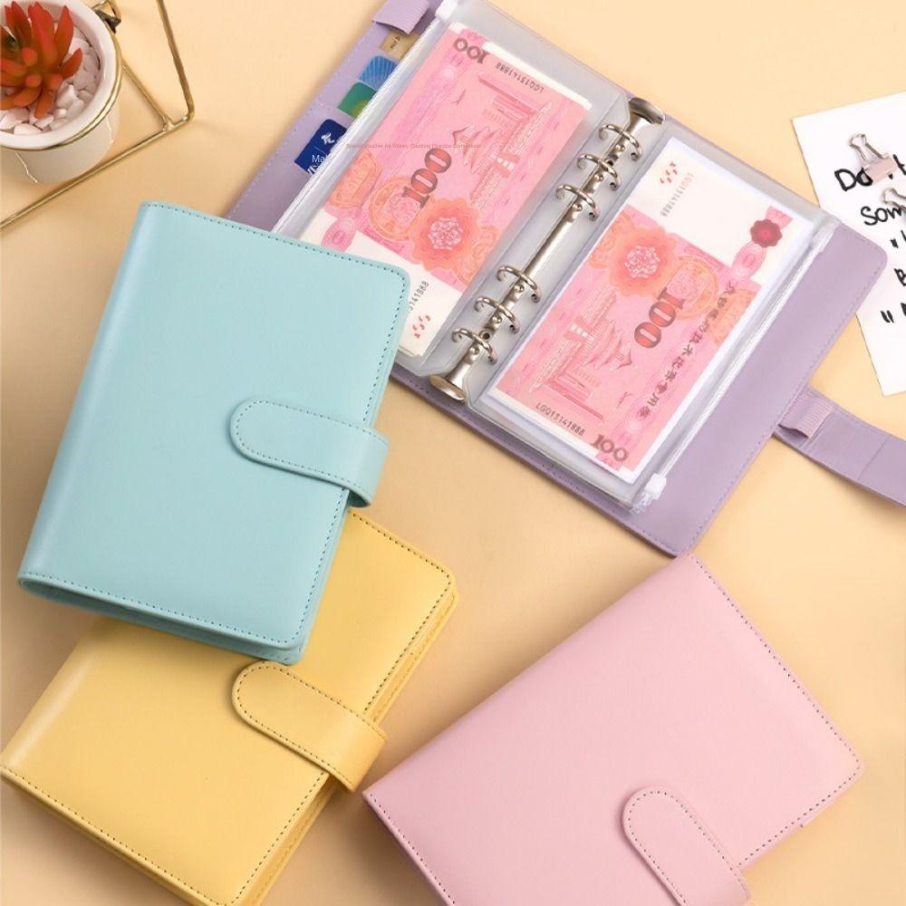 Экономьте деньги Мини-переплет Экономия Вызов PU Экономия Вызовы Листы Забавный Бюджетный переплет Дети