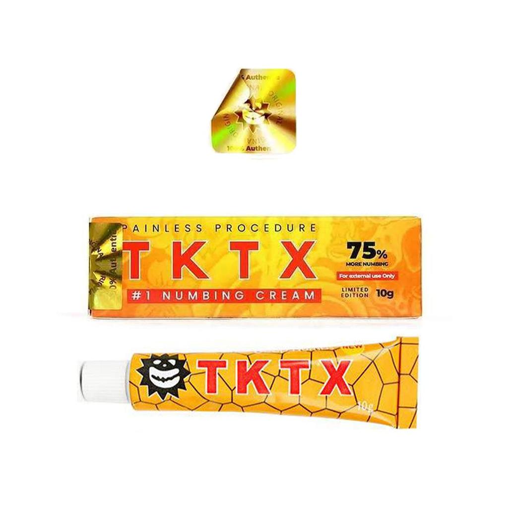 10g Tattoo Anesthetic Fast Skin Numbing yellow75%T Cream Semi Permanent