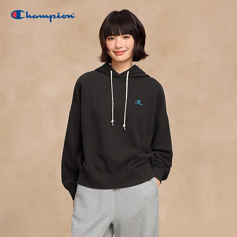 Champion Женская толстовка с капюшоном и вышитым логотипом
