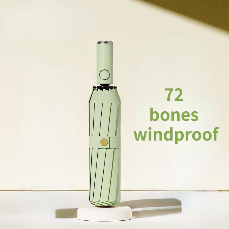 72 Bone супер сильный ветрозащитный автоматический складной мужской зонт усиленный большой непромокаемый солнцезащитный зонт для женщин