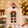 Christmas Cottage Gift Box 3D Pop Up House Boxes Festive Paper Craft with Snowflake Designs Reusable Packaging