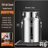 Герметичное Storage Bucket из нержавеющей стали 316 с краном