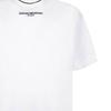 Emporio Armani Свитшот с принтом букв прямого кроя, футболка с круглым вырезом и короткими рукавами, мужские топы, белый 6D1TP0-1JOSZ-01P8