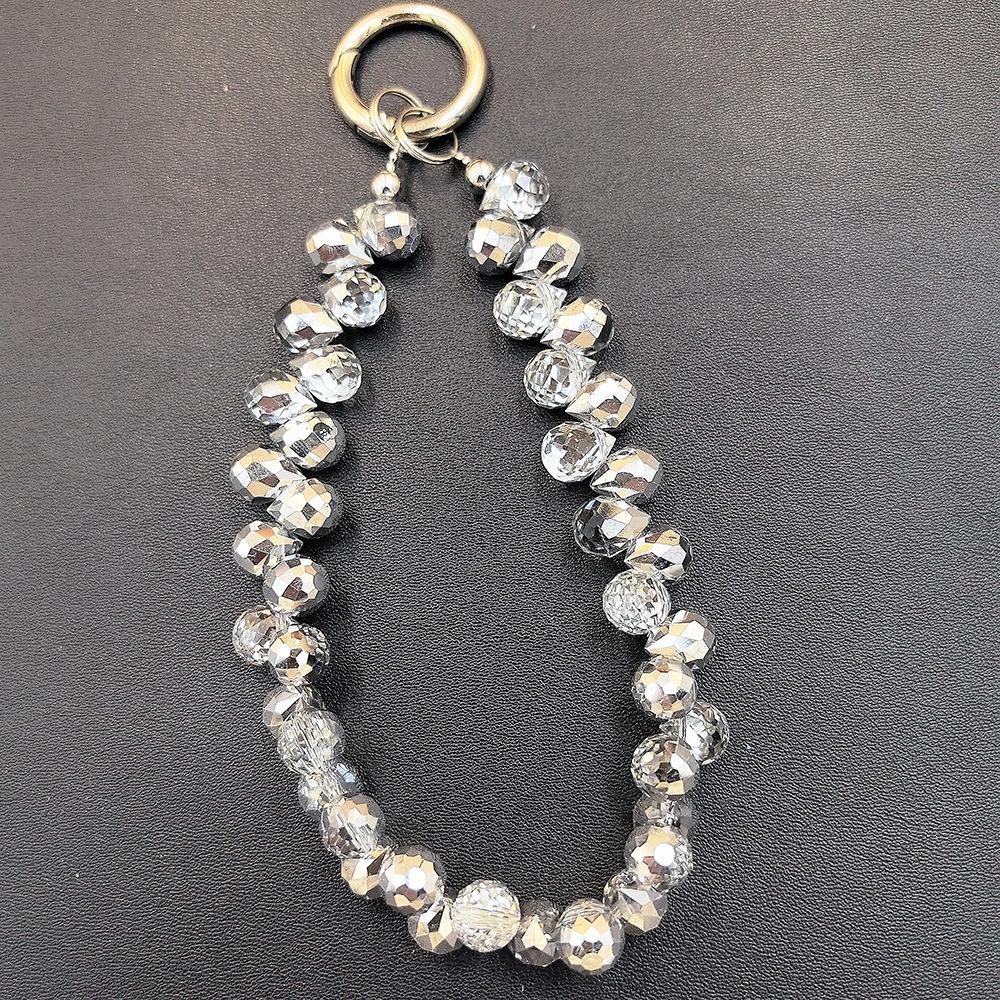 Легкий роскошный многоцветный клубничный хрустальный каплевидный кулон с бусинами чехол для телефона с ремешком