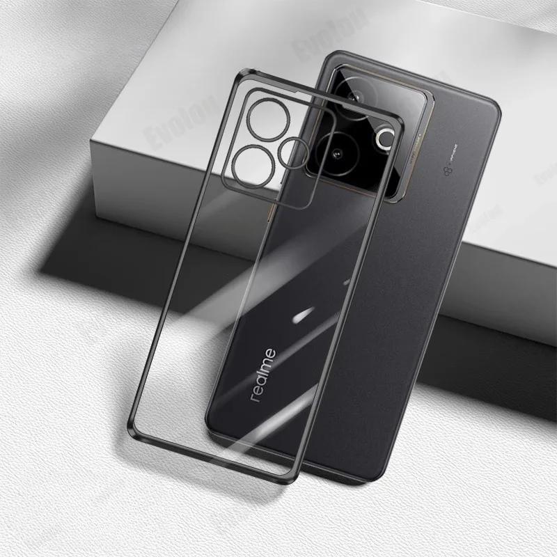 Мягкий чехол с гальваническим покрытием для Realme GT 7T 7 T, противоударный электролитический силиконовый бампер из ТПУ, чехол для телефона для Realme GT7 T 7Pro