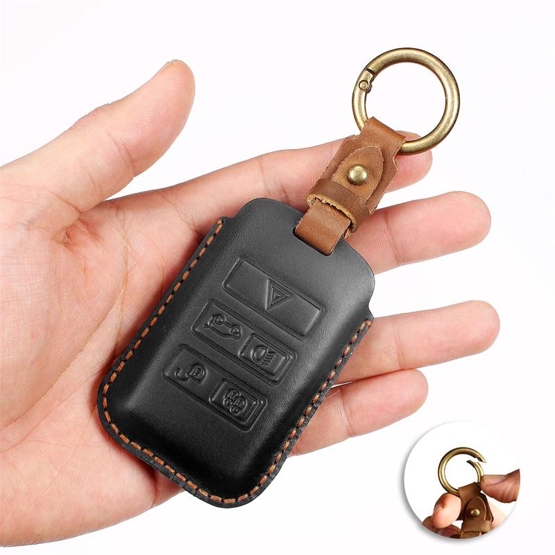 Чехол-держатель для автомобильных ключей, брелок для Land Rover Range Rover Discovery 5 Sport 20 18 2019, аксессуары для Jaguar XEL E-PACE 2019