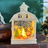 Yousheng Christmas House Wind Light Нежный светодиодный ночник Снеговик Санта-Клаус Лось Элемент Создает атмосферу Окружающее освещение Подвесные украшения на окна