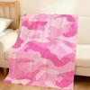 Fashion Retro Colorful Camouflage Art Flannel Soft Warm Plush Blanket Sofa Living Room Pet Hogar Bedroom Gift Home Car Portable