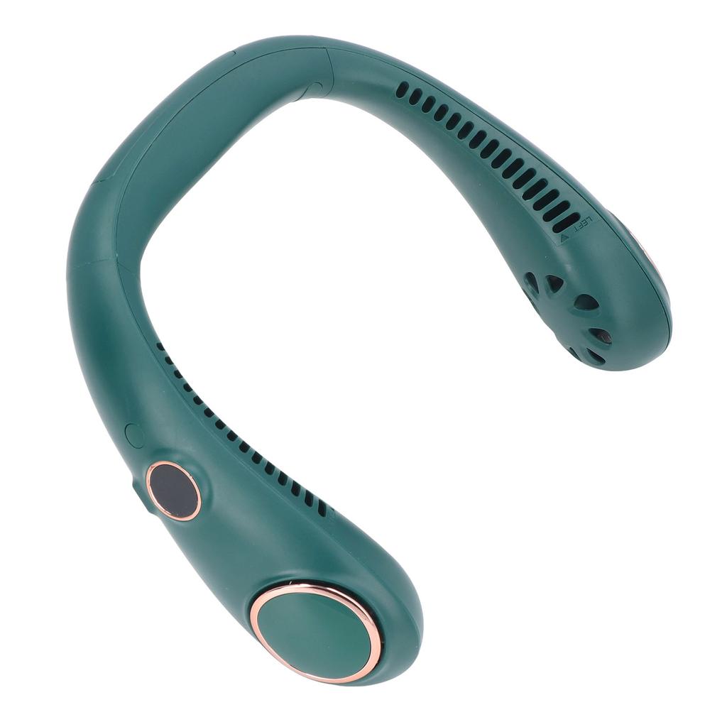 Portable Hanging Neck Fan LED Digital Display USB Strong and Quiet Hands Free Sports Bladeless Fans