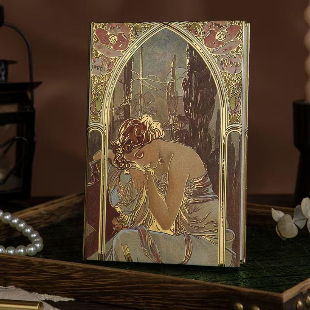 Oil Painting Series Notepad Retro Business Gift Fashion Diary Notebook