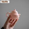 115 мл Фарфоровый Чайник из Розового Нефрита Бутик Чайный Заварочный Чайник Чайник Чайник с Фильтром Китайский Чайный Сервиз Принадлежности Украшение