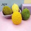 Durian Shape Stress Reliever Realistic Squeeze Toy Unbreakable Soft Fidget for Rubber Relief Cute Fruit-Shaped Decompression Gadget Kids Adults