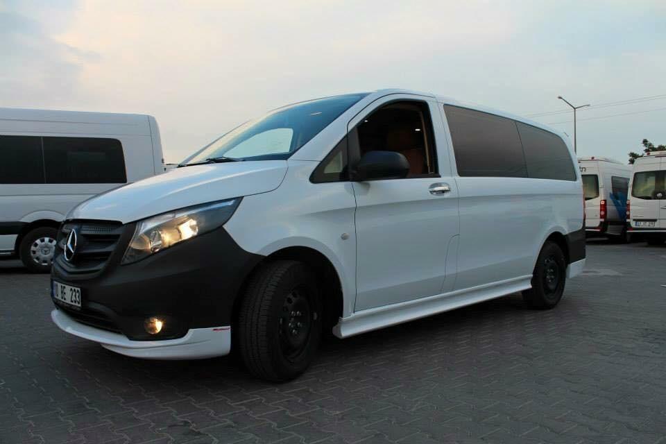 Тюнинг обвес на передний бампер (под покраску) для Mercedes Vito/V-class W447 2014- гг