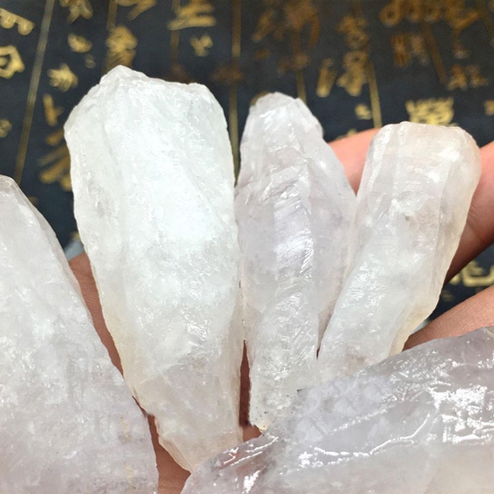 50 г натурального необработанного белого кристалла кварца, целебного камня, большого образца