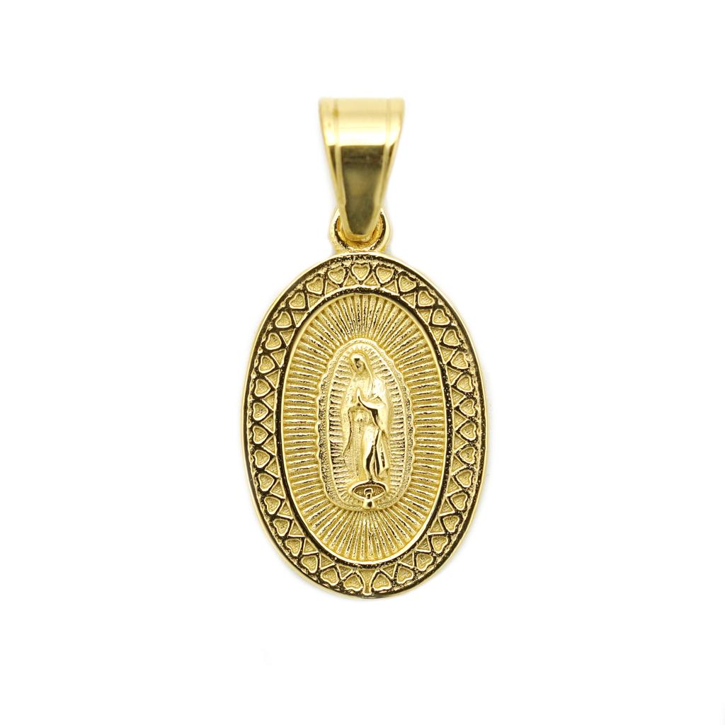 Catholic Necklaces for Men/Women Gold Color 316L Stainless Steel Pendant Religious Mother Virgin Mary Jewelry Christmas Gifts