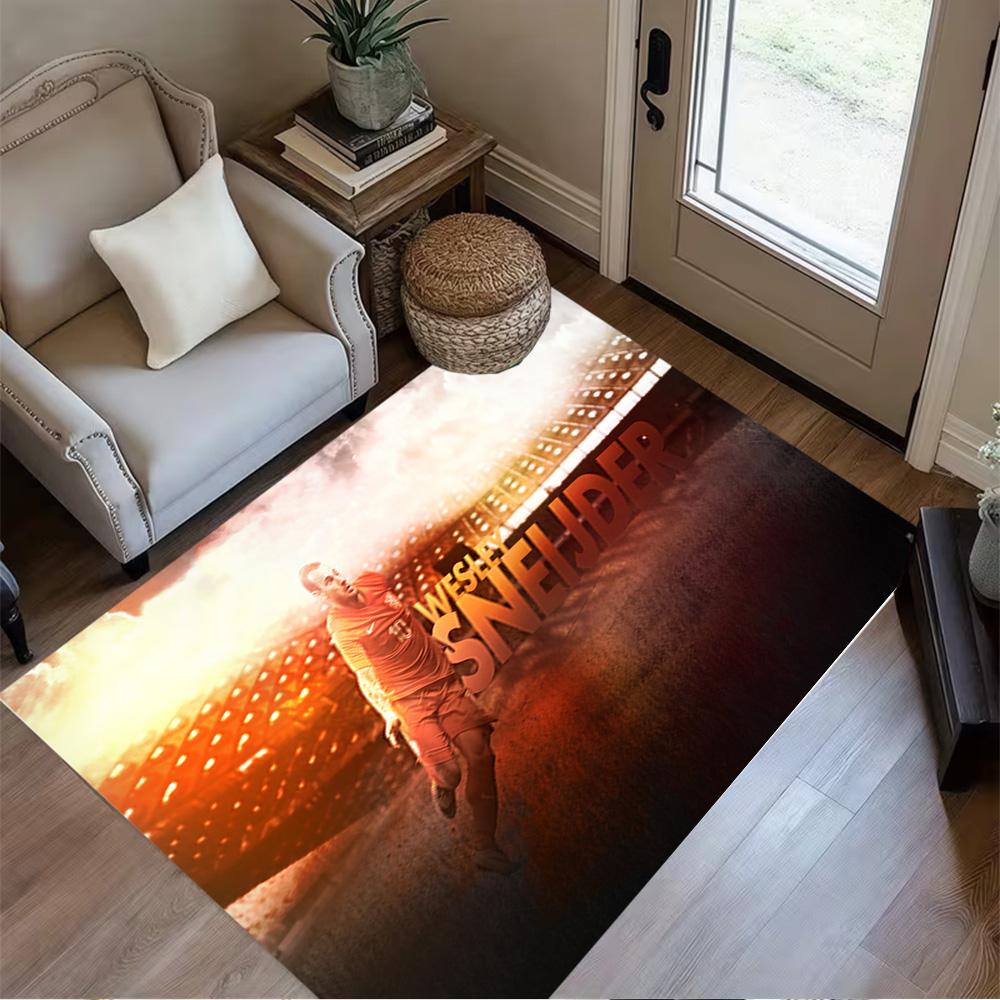 Goalkeeper Action Carpet Perfect for Game Room Balcony Study room Dining Room Antislip Carpet Decorate Offices