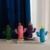 Cactus Resin Decorative Ornaments LED Home Light Design Atmosphere Green Plants Courtyard Desktop Design Atmosphere