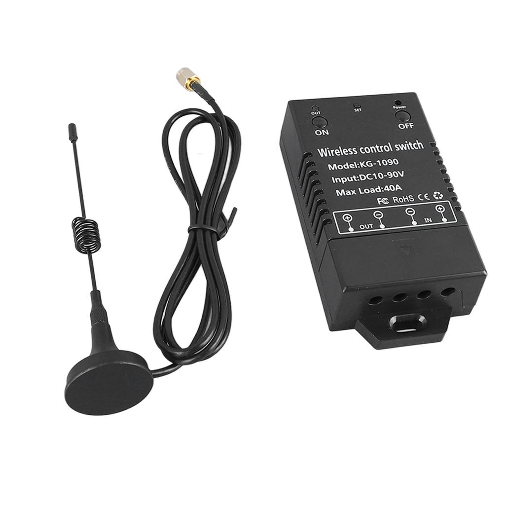 Беспроводной комплект дистанционного управления DC12V до 90V стабильный высокоэффективный релейный дистанционный переключатель