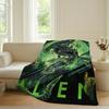 Плед с изображением из фильма ужасов A-Alien E-Earth Для дивана, офиса, кровати, путешествий, сна, чтения, отдыха, кемпинга. Мягкий и теплый