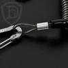 Lockable Climbing Buckle Rope Safety Rope Retention Fishing Rope Fishing Coiled Lanyard  Outdoor