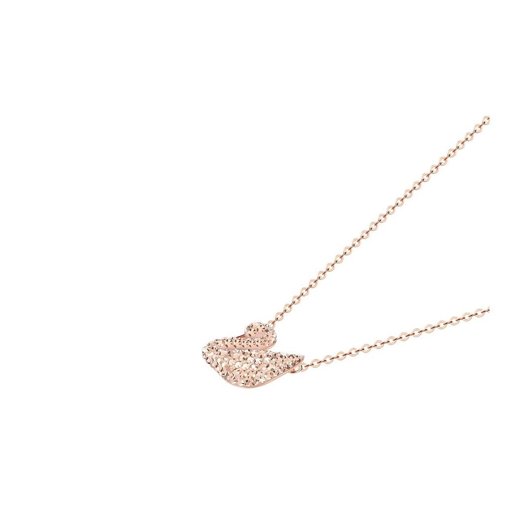 Swarovski Иконическая серия "Лебедь" Изысканное Красивое Ожерелье-Лебедь Женское ожерелье Розовое Золото 5368988