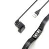 Black Smart Watch Universal Usb Charging Cable 3 Pins Charger Clip Adapter