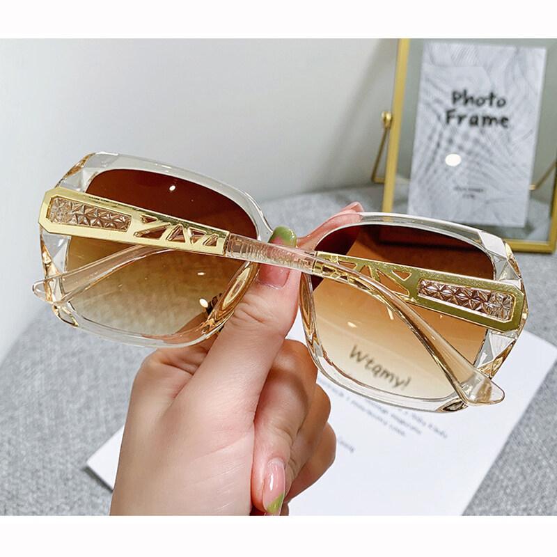 New Ladies Trend Toad Mirror Fashion Large Frame Vacation Retro Non-polarized Fashion Accessory