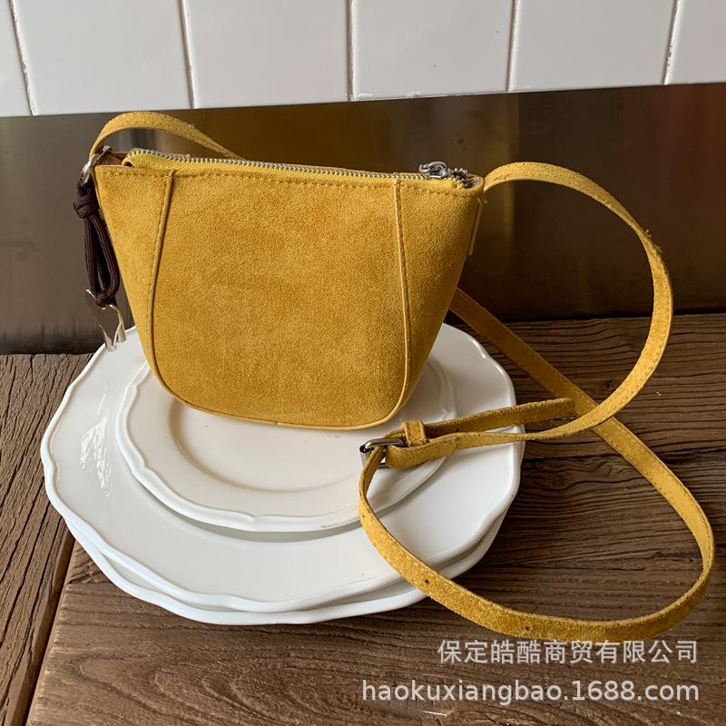 Ретро сумка женская 2025 новая высококлассная сумка через плечо сумка-мессенджер для поездок универсальная сумка-ведро сумка для мобильного телефона