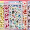 1 шт. Серия Sanrio 3D Стереоскопические Рельефные Хрустальные Наклейки Очаровательные My Melody Kuromi Мультяшные Наклейки DIY Украшение для Ноутбука Телефона Игрушка