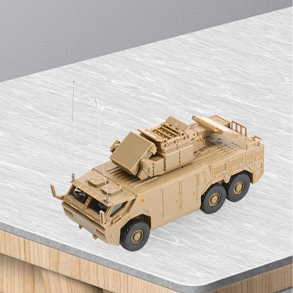 1/72 Armored Vehicle Building Kits 4D Assemble Transport Truck Toy for Collectibles