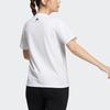 adidas Футболка W Bos Tee с надписью в спортивном стиле и логотипом, круглым вырезом, коротким рукавом, женская футболка, белая HA3633