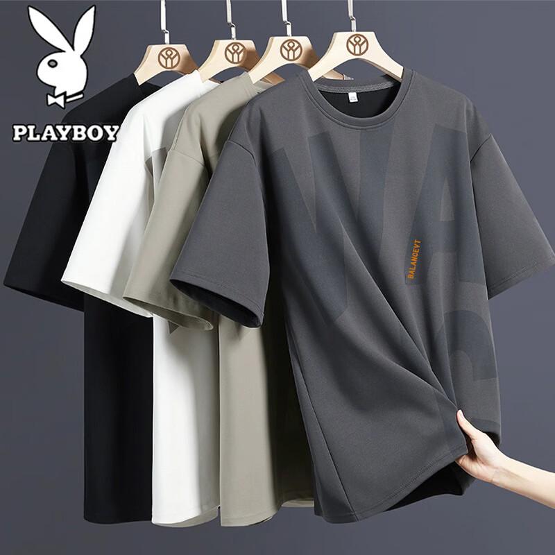 PLAYBOY Мужская повседневная футболка с коротким рукавом