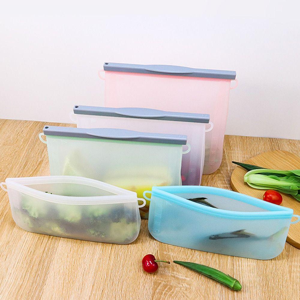 Reusable Food Storage Container Microwave Dishwasher Safe Kitchen Fresh Bag Meal Prep