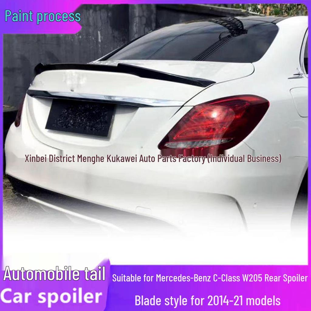 Rear Spoiler for Mercedes-Benz C-Class C180L/C200L/C260L/C300L (2015-2020, W205)