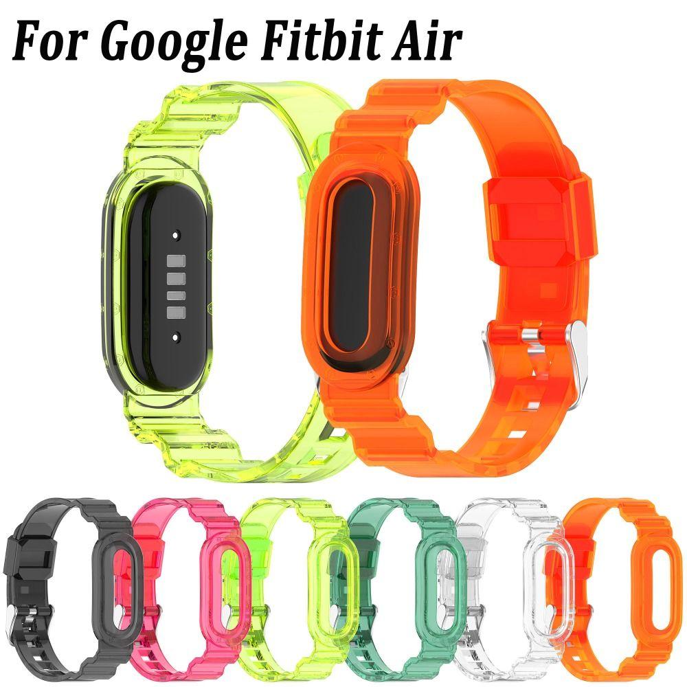 Replacement Wristband Transparent Bracelet for Google Fitbit Air Smart Band Accessories