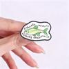 Xiaomi Fishically Working Mentally Daydreaming Badge Don't Be Selfish Fish Enamel Pins Humor Office Work Pun Quotes Brooch Jewelry Gift