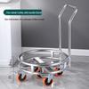 Youde 304 Stainless Steel Mobile Barrel Cart